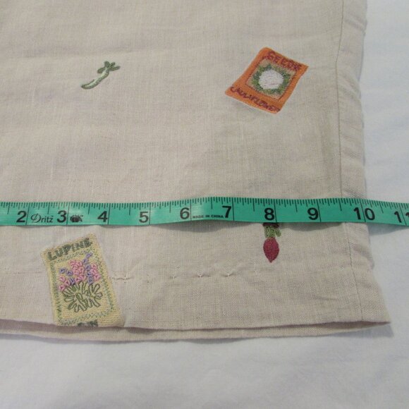 *3/$10*  Alexandra Bartlett Linen Garden Seeds Shorts 17" Inseam - Picture 15 of 15